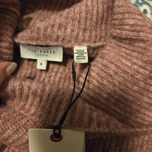 NWT Ted Baker Cchloe roll neck wool sweater - Picture 4 of 9